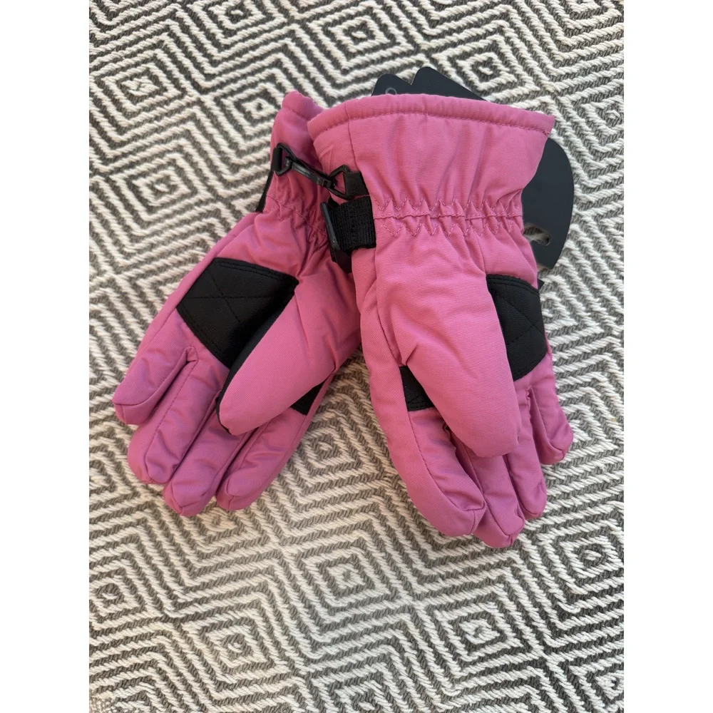Winter Sport Pink Gloves Size Small Thermal Windproof Waterproof